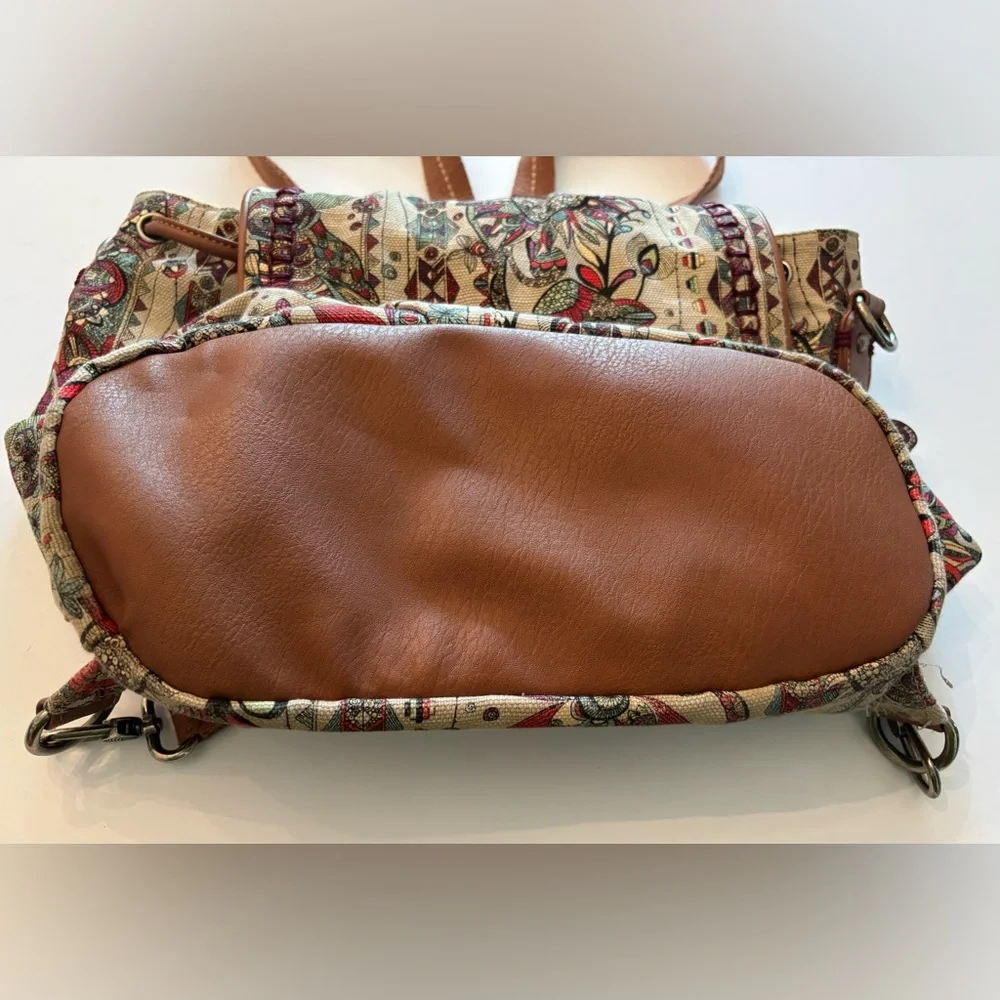 Sakroots Owl & Floral Print Backpack